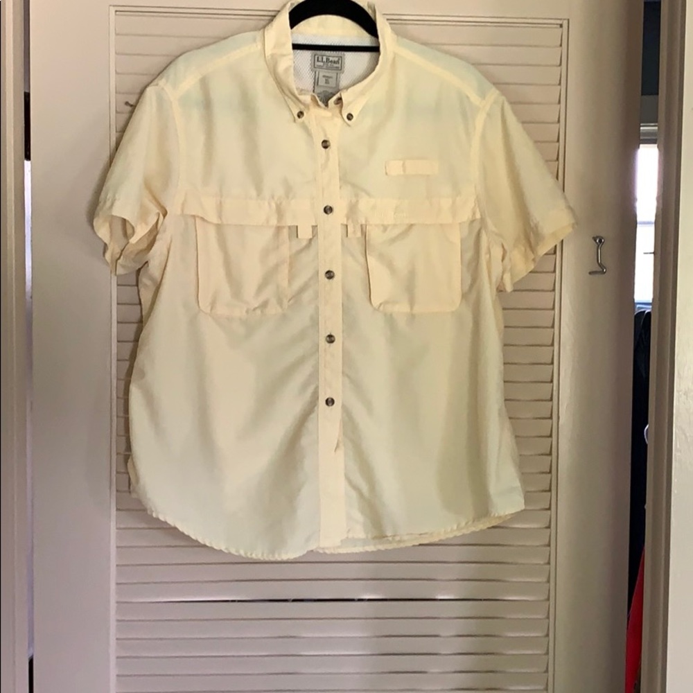 LL Bean fishing shirt